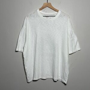 ASOS Mens Graphic Shirt‎ Large White Purple Kyoto Japan Grunge 90s Streetwear